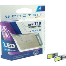 Canarino Photon Ampul T10 W5W 6+6 LED (2'li Blister) Pht PH7020 B2