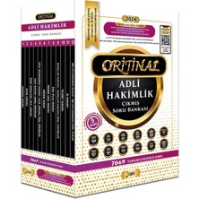 Yetki Yayınları Orijinal Adli Hakimlik Çözümlü Çıkmış Sorular Soru Bankası Seti 2026