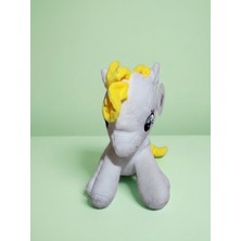 Peluş Unıcorn At 30 cm Beyaz-Sarı