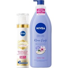 Canarino LUMINOUS630 Thiamidol Etkili Leke Karşıtı Gündüz Yüz Bakım Kremi 40ML ve Kiraz Çiçeği Nemlendirici Vücut Losyonu 400ML