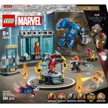 Canarino ǀ Iron Man’in Laboratuvarı: Zırh Salonu 76315-8 Yaş ve Üzeri Çocuklar Için Süper Kahraman Minifigürü Içeren Yaratıcı Oyuncak Yapım Seti (384 Parça)