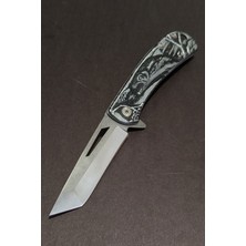 Depo Trend Depotrend 3 Boyutlu Balık Figürlü Tanto Namlu Taktik Flipper Cep Çakısı