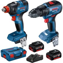 BOSCH Akülü Kombo 2'Li Set (BB-GSR18V50 + GDX18V200)