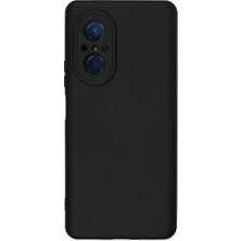 SDT Newface Huawei Nova 9 Se Kılıf Nano Içi Kadife Silikon - Siyah