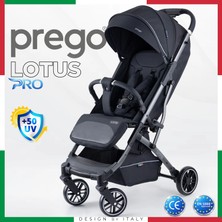 Prego Lotus Pro Kabin Boy Bebek Arabası - Tek Elle Katlanır -Hafif -Uv Tenteli - Yağmurluk-Ayak Örtüsü-Kılıf