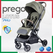 Prego Lotus Pro Kabin Boy Bebek Arabası - Tek Elle Katlanır -Hafif -Uv Tenteli - Yağmurluk-Ayak Örtüsü-Kılıf