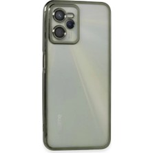 SDT Newface Realme C35 Kılıf Razer Lensli Silikon - Yeşil