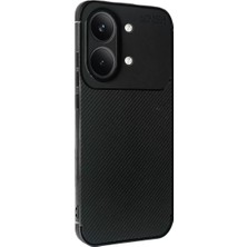 A-Luxe Newface Xiaomi Poco X8 Pro Max Auto Focus Karbon Kapak - Siyah