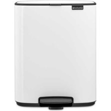 Brabantia Brb-Bra 236907-8710755236907-001-01-BO Whıte Pedallı Çöp Kutusu 12L