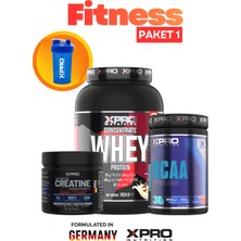 Xpro Nutrition Fitness Paketi 1 - Whey Protein(Birthdaycake)-Creatine-Bcaa(Karpuz)