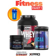 Xpro Nutrition Xpro Fitness Paketi 1 - Whey Protein(Bisküvi)-Creatine-Bcaa(Karpuz)