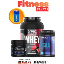 Xpro Nutrition Xpro Fitness Paketi 1 - Whey Protein(Çilek)-Creatine-Bcaa(Karpuz)