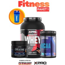 Xpro Nutrition Xpro Fitness Paketi 1 - Whey Protein(Çikolata)-Creatine-Bcaa(Karpuz)
