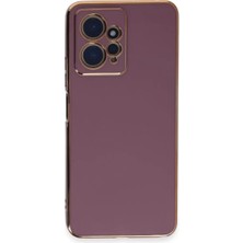 SDT Newface Xiaomi Redmi Note 12 4g Kılıf Volet Silikon - Mor