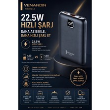 Eco Lounge 10000 Mah Dijital Göstergeli Hızlı Şarj Destekli Taşınabilir Powerbank