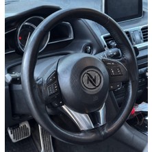 Neebs Bmw 2003 E39 Hakiki Deri Gerçek Deri Direksiyon Kılıfı Siyah