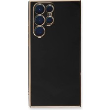 A-Luxe Newface Samsung Galaxy S22 Ultra Kılıf Volet Silikon - Siyah