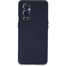 A-Luxe Newface One Plus 9 Pro Kılıf Nano Içi Kadife Silikon - Lacivert
