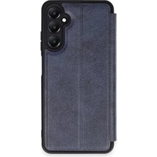 SDT Newface Samsung Galaxy A15 4g Kılıf Flip Cover - Lacivert