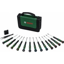 Bosch 15 Parçalı Hassas Tornavida Seti 1600A039J4 Dayanıklı Yapı ile Çok Amaçlı Kullanım İçin Tasarlandı