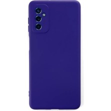 SDT Newface Samsung Galaxy M52 5g Kılıf Nano Içi Kadife Silikon - Mor