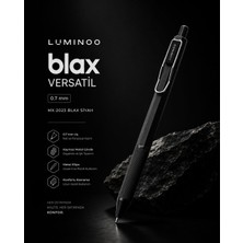 Luminoo Versatil Kalem 0.7 mm Siyah Mekanik Kurşun Kalem