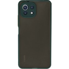 SDT Newface Xiaomi Mi 11 Lite Kılıf Montreal Silikon Kapak - Yeşil
