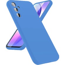 SDT Newface Samsung Galaxy A24 4g Kılıf First Silikon - Mavi