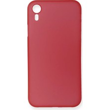 SDT Newface Apple iPhone Xr Kılıf Pp Ultra Ince Kapak - Kırmızı