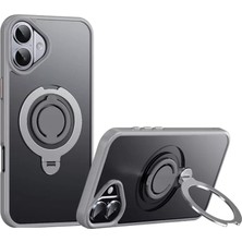 A-Luxe Joko Apple iPhone 16 Plus Avatar 360 Dönen Magsafe Kapak - Titan Gri