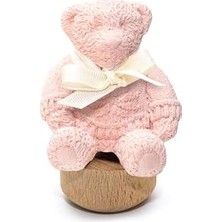 Canarino Missi Ahşap Kaideli New Baby Kokulu Pembe Ayıcık Seramik Koku Taşı