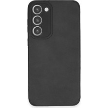 A-Luxe Newface Samsung Galaxy S23 Plus Kılıf Loop Deri Silikon - Siyah