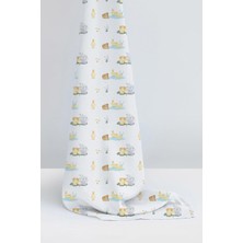 Canarino % 100 Pamuk Müslin Bebek Örtüsü - Petits Caneton 70X70 cm