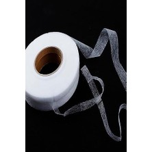 Canarino Çift Taraflı Yapışkan Tela- Amerikan Tela - Etek Paça Telası 1,5cm 50M 1 Adet (Kağıtsız) Tek Ebat