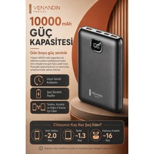 Eco Lounge Dijital Ekranlı 10000 Mah Taşınabilir Harici Şarj Cihazı Hızlı Dolumlu