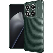 SDT Newface Xiaomi Mi 15T Pro Auto Focus Karbon Kapak - Koyu Yeşil