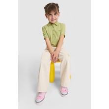U.S. Polo Assn. Kız Çocuk Polo Yaka Yeşil Basic Tişört 50328218-VR016