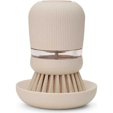 Brabantia Brb-Bra 252167-8710755252167-008-01-SOFT Beıge Sabun Hazneli Bulaşık Fırçası