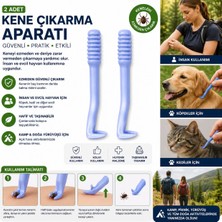 Hili 2'li Kene Çıkarma Aparatı Seti | Dayanıklı Plastik, Hafif ve Taşınabilir | İnsan ve Evcil Hayvanlar İçin
