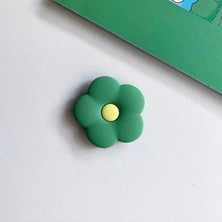 Edelfu Popsocket Çiçekli Telefon Tutucu, Yapıştırmalı Yumuşak Yüzey Parmak Tutucu Standlı