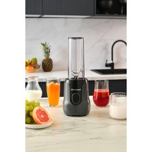 Premini Kişisel Smoothie Blender, Antrasit Siyah, Pratik ve Güçlü Performans