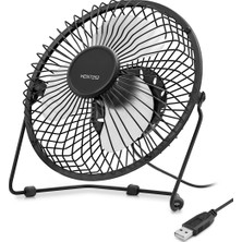 Hobilinka USB Metal Vantilatör 18 cm - Siyah + Beyaz HDX7252