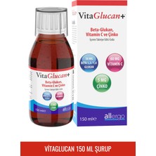 VitaGlucan+ 150 ml Şurup - Beta Glucan + Vitamin C + Çinko