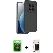 İlk El Grup Pilelistore™ Redmi Note 15 Pro 5g Kılıf Kozmos Yansıma Özel Seri - Siyah 3D Antistatik Hayalet Cam Ekran Koruyucu + Raze Metal Kamera Lens - Sh