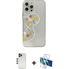 İlk El Grup Pilelistore™ iPhone 13 Pro Max Kılıf Eksen Asil Prime - Siyah 3D Antistatik Cam Ekran Koruyucu + Shine Kamera Lens - Gd