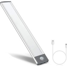 Nemere Sensörlü Şarjlı Dolap Lambası LED Güçlü Aydınlatma Pratik Kullanım Kablosuz Model WT-288