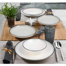 UltraMint Şık 30 Parça Yemek Takımı, Modern ve Dayanıklı Tasarım