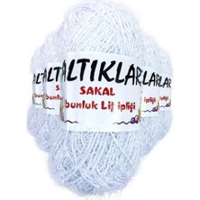 Marsilyan 5 Adet Sakal Sabunluk Lif Ipliği Optik Beyaz