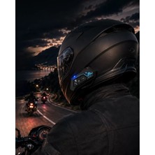 Şarjlı Bluetooth Kask Kulaklığı Navigasyon ve Müzik Destekli Midastech