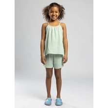 Lee Cooper Mint Kız Çocuk Kareli Şort 262 Lcg 221003 Lındy Mınt